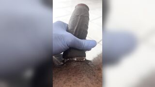 Edging with my glove
