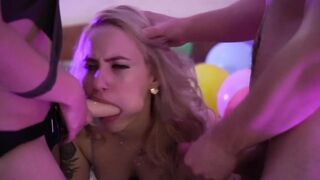 Three-some on birthday party