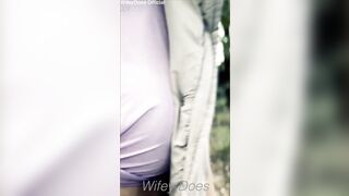 mother I'd like to fuck has no brassiere in exhibitionist dare