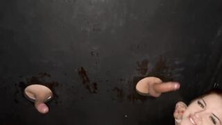 I invited my allies to suck weenie with me at the gloryhole. Last part