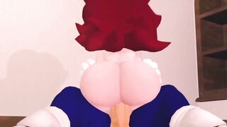 Girlfriend has sex with a blue hedgehog