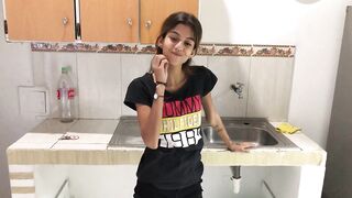 I make my stepsister suck my schlong in the fresh abode our parents bought HD porn