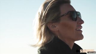 Anouk, a sultry blond, impales herself on a dick