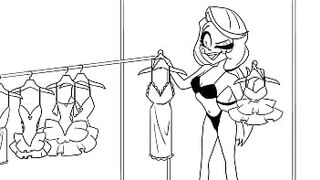 2 Cuties in Hazbin Hotel Make Out