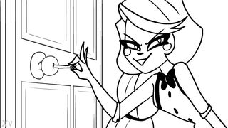 2 Cuties in Hazbin Hotel Make Out