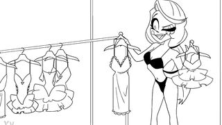 2 Cuties in Hazbin Hotel Make Out