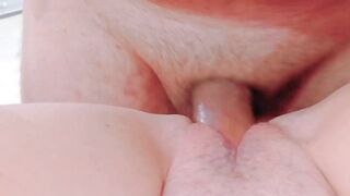 student groans with every penetration in her cunt