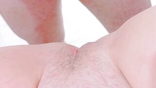 student groans with every penetration in her cunt