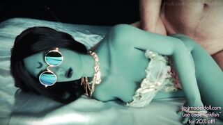 Elegant Alien Queen Gets Pounded In the BUTT! (Fun Model Doll Sorceress 105cm)