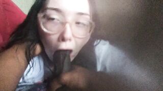 Nerdy female gags on bbc