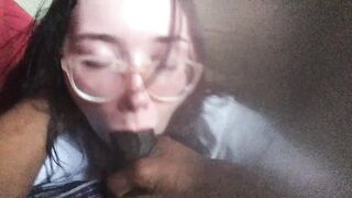 Nerdy female gags on bbc