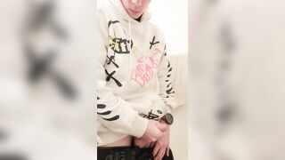 Biggest schlong close up with priceless leak