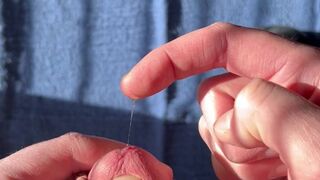 Cumming Hard With Satisfyer In Front Of Window