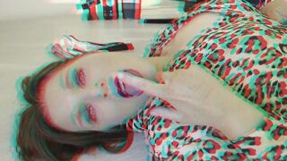 Bettie Hayward in Dreams Of The Office Secretary CG (CG Free Edit) Note: Red/Cyan Anaglyph CG Glasses Will Be Required to see this movie scene in CG).