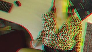 Bettie Hayward in Dreams Of The Office Secretary CG (CG Free Edit) Note: Red/Cyan Anaglyph CG Glasses Will Be Required to see this movie scene in CG).