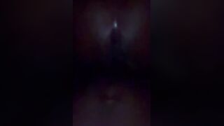 Black Gets her Creamy Vagina Drained