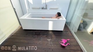 Spanish Step-Sister Sucks My Ramrod To Keep a Secret - Macarena Lewis