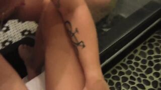 Sexy lesbo harlots in great action