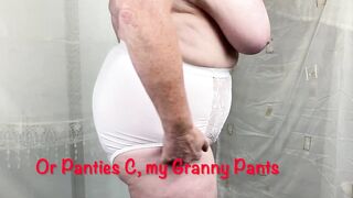 Mrs Aged Feet Modeling Pants