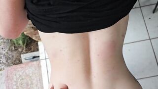 eighteen year old babysitter drilled in large thunder storm