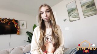 Little Step Sis Is Thankful for My Shlong - Breezy Bri