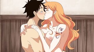 Luffy bangs Nami One Piece hentai comics toon uncencored large melons Naruto Sakura large booty oriental teen