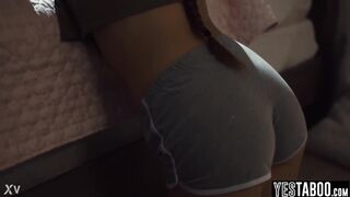 Lustful older priest anal bangs a small blameless teen to purify her