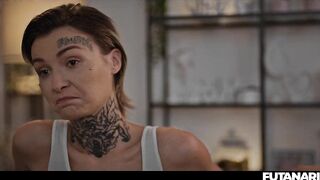 Tomboy Lesbos Shemale hentai Sexfight - Wrestling Prison Tattoo Angels Having Concupiscent Enjoyment with CUM Play