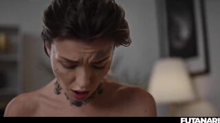 Tomboy Lesbos Shemale hentai Sexfight - Wrestling Prison Tattoo Angels Having Concupiscent Enjoyment with CUM Play