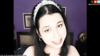 Cute shemale DaniTheCutie lactates from her tiny tits just for u