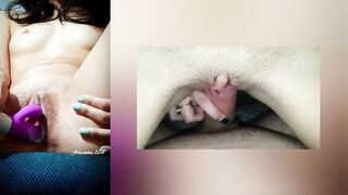 Amateur clip masturbating with sex tool