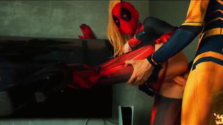 Deadpool vs Wolverine. Insane Raunchy Fight - MolIyredwolf