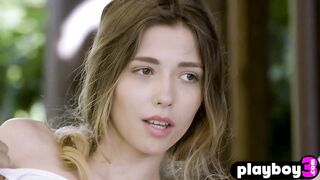 Hawt model showed awesome large melons and posed completely exposed