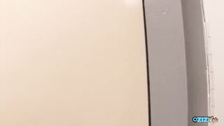 This chab used the opportunity to groom her pubic area in preparation for vigorous intercourse