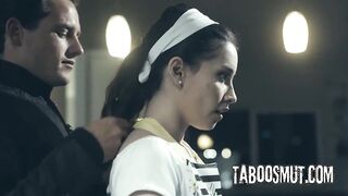 Law Enforcer Screws Brunette hair Housewife In Dystopian Future