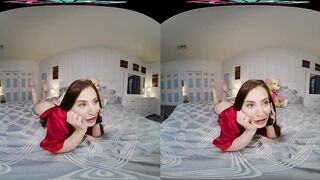 VRHUSH Hot Aubree Valentine gets creampied