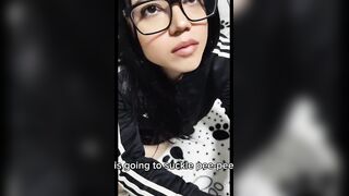 I meet a nice-looking and ballsy cutie in the centre of the night and I leave it full of milk