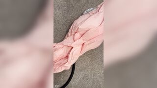 Pumping up a big blow up doll