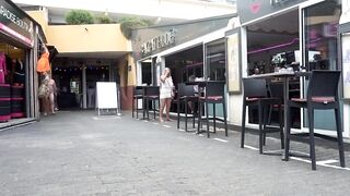 In nature's garb in Public - Walking around City