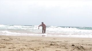 In nature's garb in Public - Walking around City