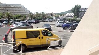 In nature's garb in Public - Walking around City