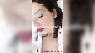 Hot LaSirena69 Pleasures Herself With Hitachi Magic Wand