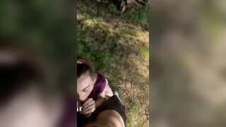 White wench gives bj at golf course