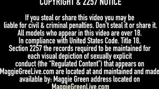 Curvy Bikini Milfs Maggie Green & Karen Fisher Dildo Drill!