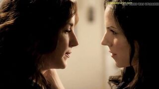 Anna Silk And Erin Karpluk Nude Lesbo Scene In Being Erica 