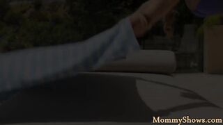 Glamcore petite pleasured by stepmommy 