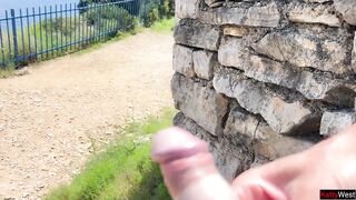 Public Rod Flashing - Cutie Got Scared When That babe Seen My Rod But Curiosity Got The More excellent Of It