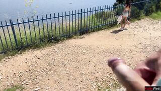 Public Rod Flashing - Cutie Got Scared When That babe Seen My Rod But Curiosity Got The More excellent Of It