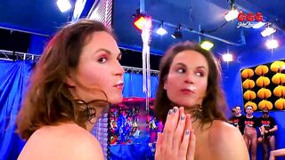 GGG - GERMAN BABE - THE 1ST TIME TO GULP CUM AT THE GGG GROUP SEX STUDIO