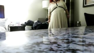 Dressing for peculiar dinner at a event from stripped to absolutely clothed